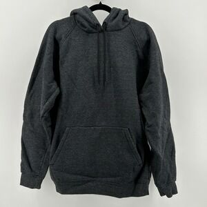 CSG Charcoal Heather Gray Pullover Hooded Sweatshirt Mens XL Athleisure Sporty